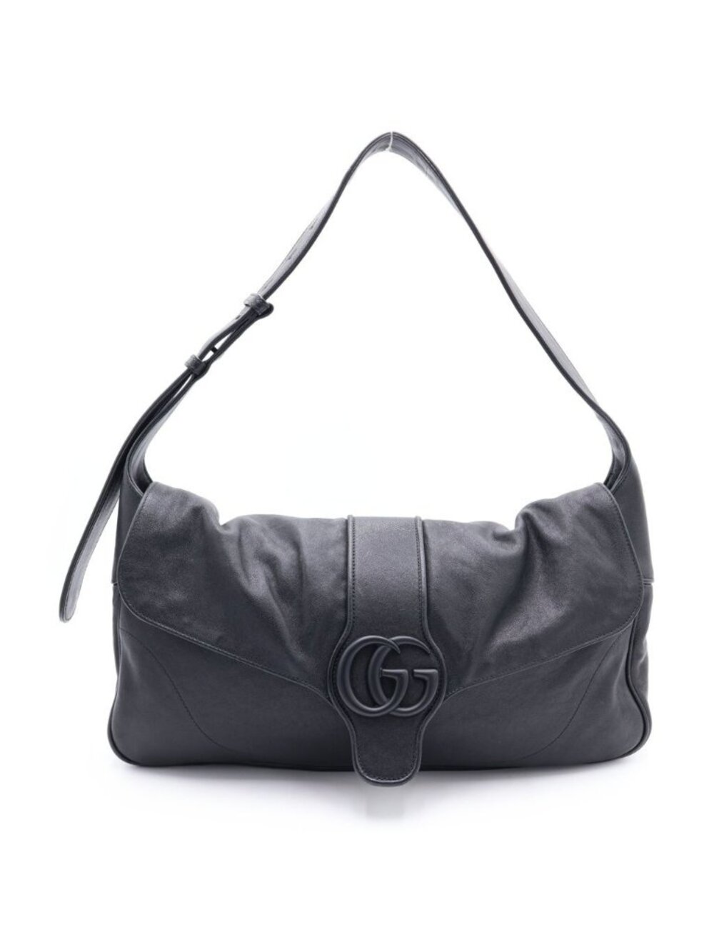 Gucci Aphrodite Shoulder Bag Black Leather